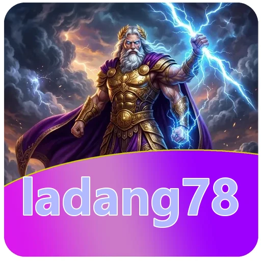 Layar slot ladang78 bertuliskan jackpot dan Mega Win.